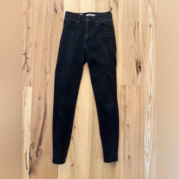 Levi’s Mile High Super Skinny Black - Picture 3 of 4